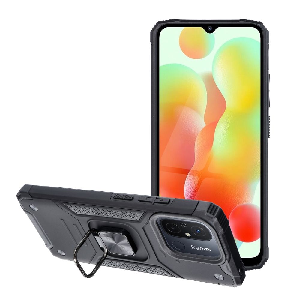 OEM Silikoncase für Xiaomi Redmi 12C Nitro | Stoßfest | Slim Design - Schwarz