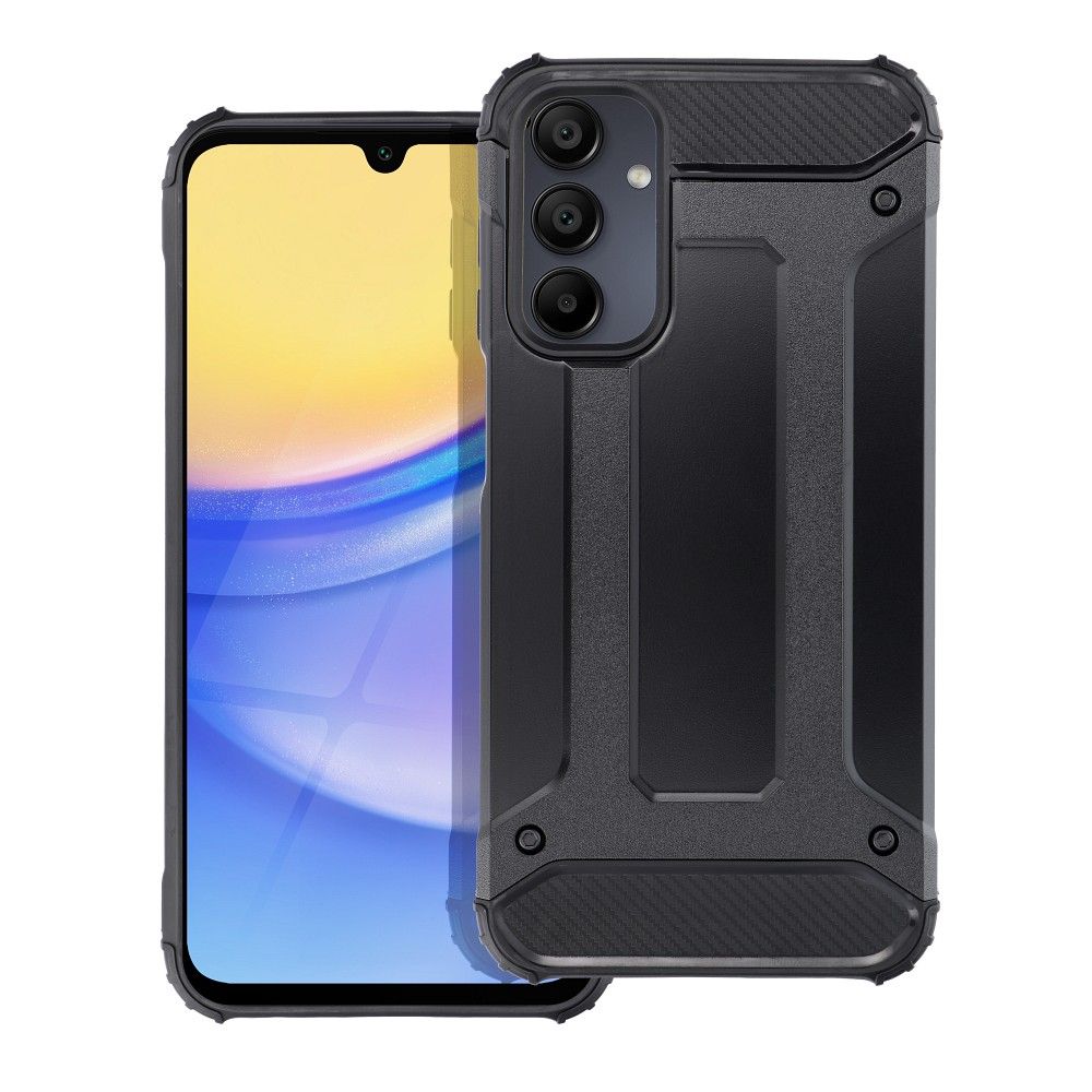 OEM Silikoncase für Samsung A15 5G / A15 4G Armor | Stoßfest | Slim Design - Schwarz