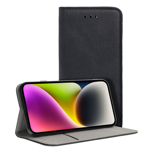 OEM Bookcase für IPHONE 15 PRO | Rundumschutz | Kartenfach - Schwarz