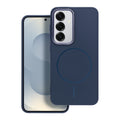 OEM Silikoncase für Samsung A36 Frame Mag compatible with MagSafe | Stoßfest | Slim Design - Blau