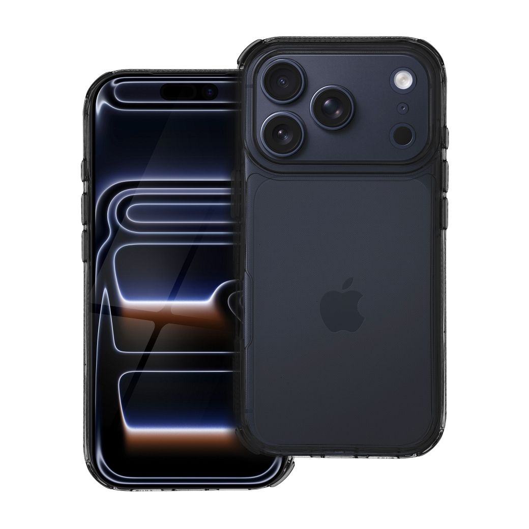 OEM Silikoncase für iPhone 17 PRO Matrix | Stoßfest | Slim Design - Schwarz