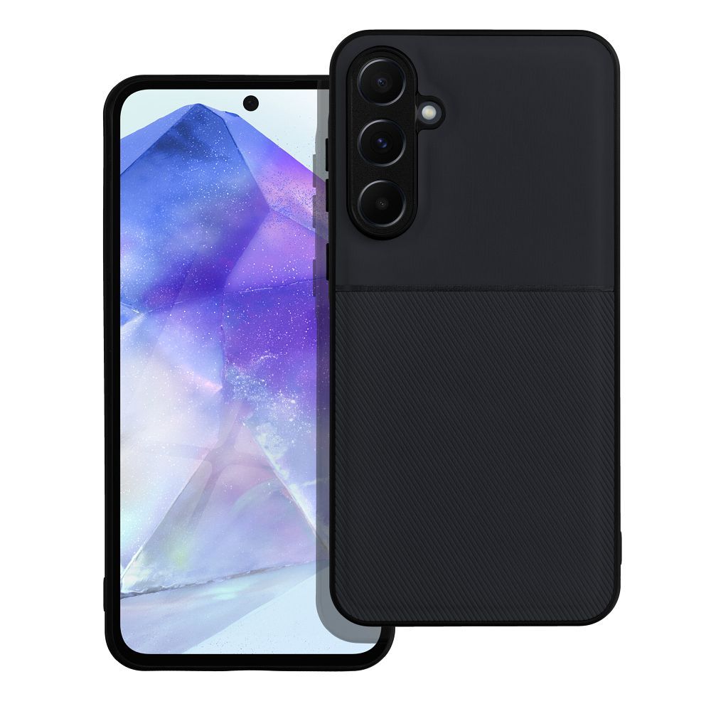 OEM Silikoncase für Samsung A55 5G Noble | Stoßfest | Slim Design - Schwarz