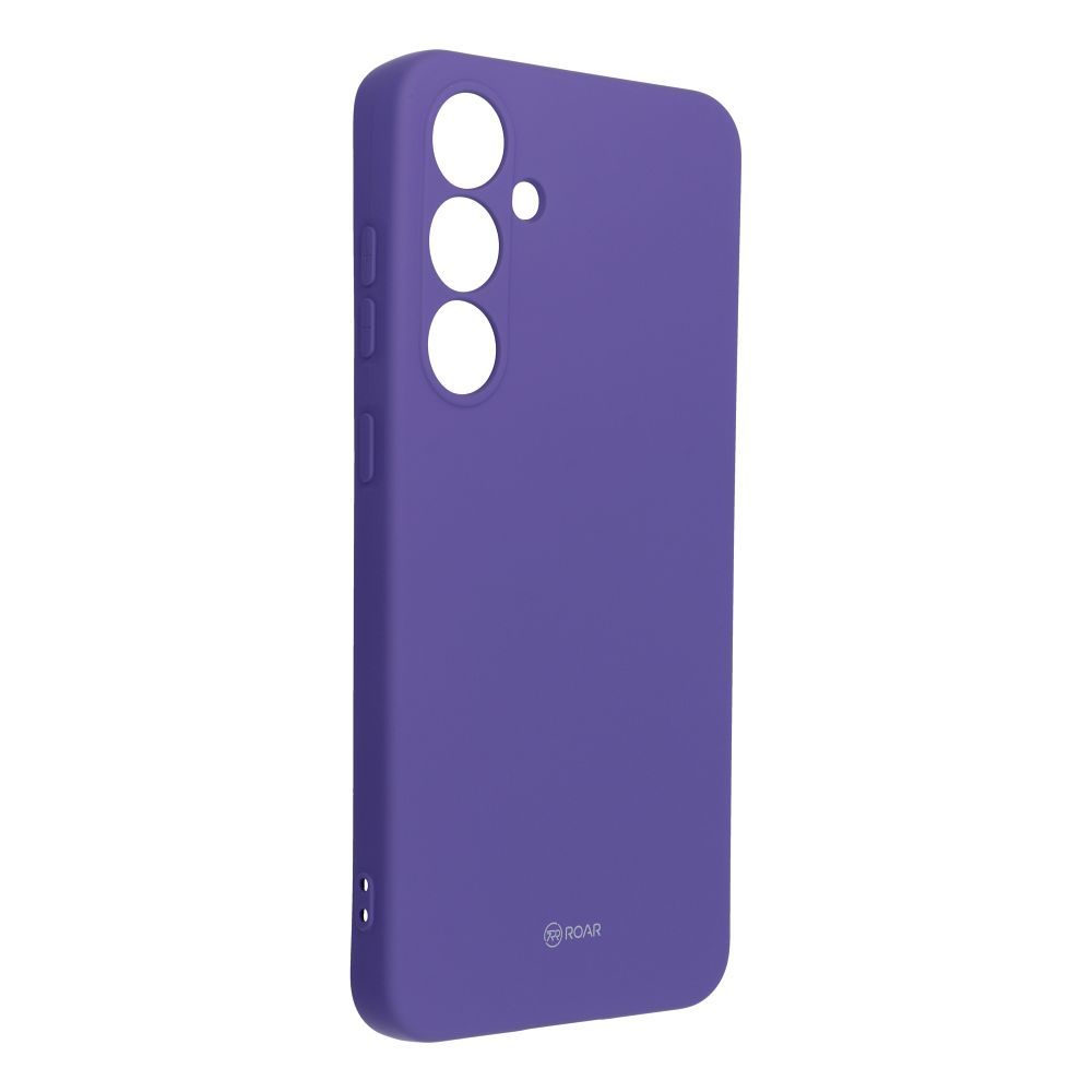 Roar Silikoncase für SAMSUNG S24 FE | Stoßfest | Slim Design - Lila