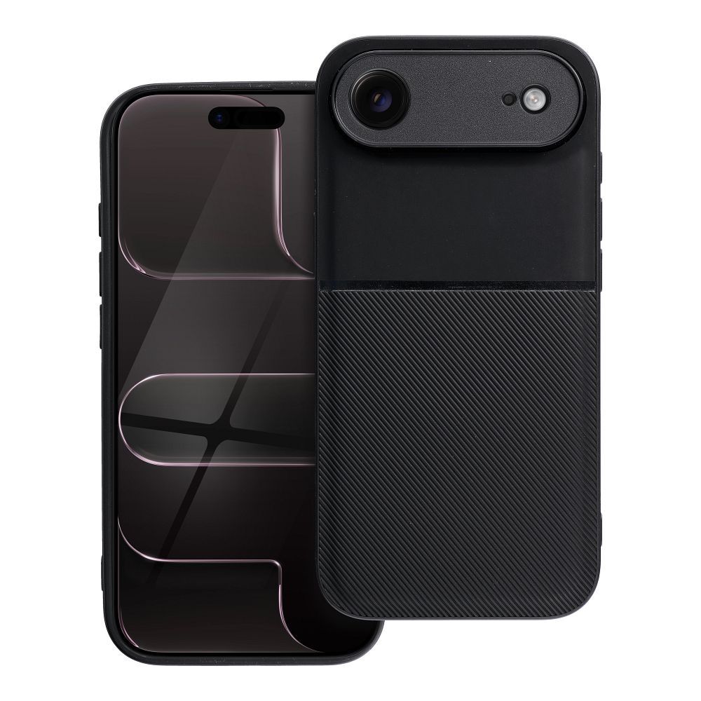 OEM Silikoncase für iPhone 17 AIR Noble | Stoßfest | Slim Design - Schwarz