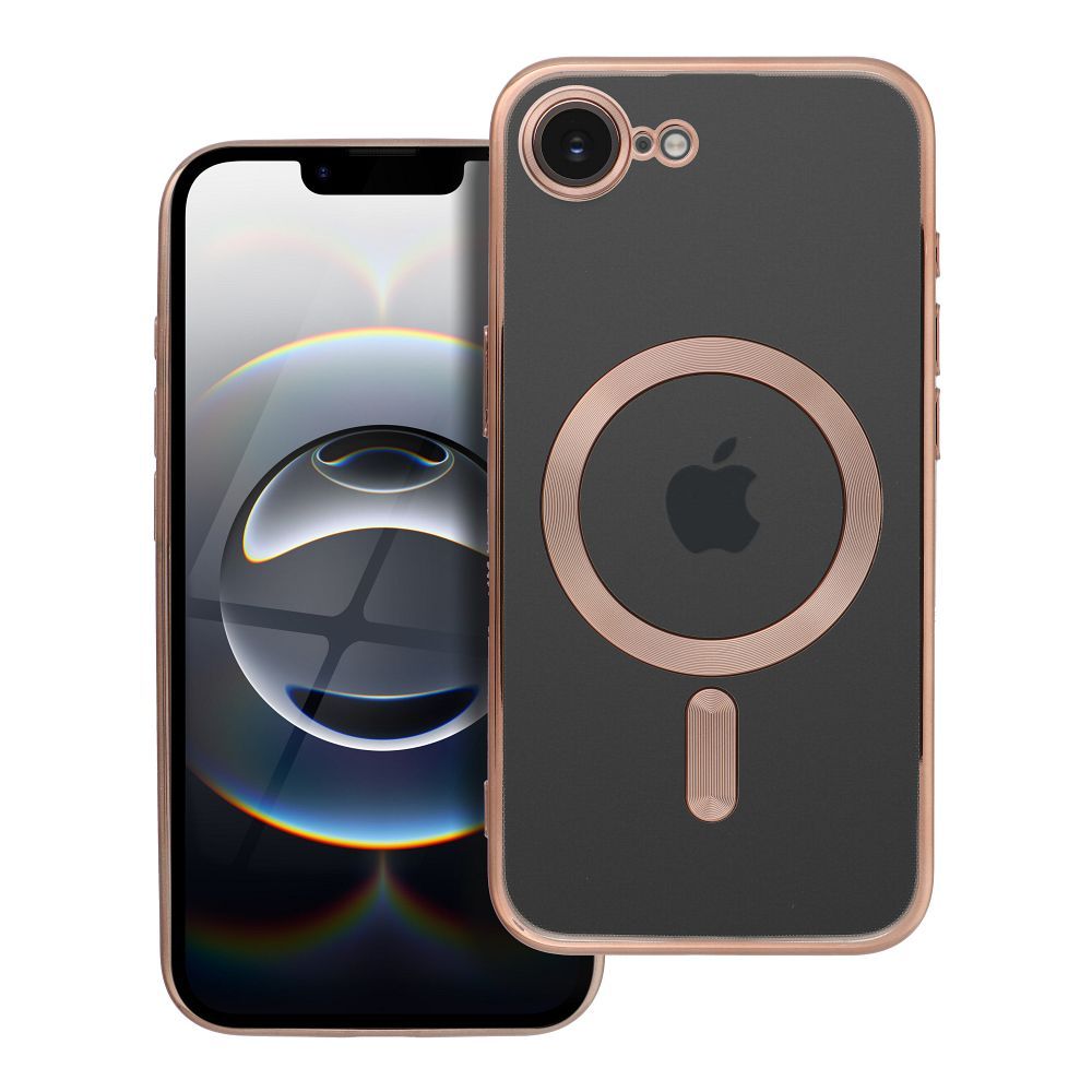 OEM Silikoncase für iPhone SE 2025 Electro Mag compatible with MagSafe brown | Stoßfest | Slim Design - Standard