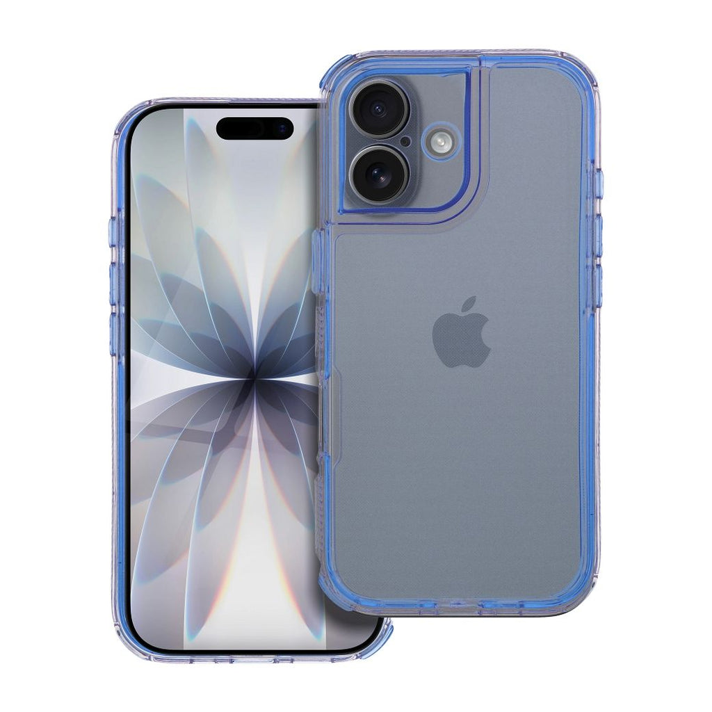 OEM Silikoncase für iPhone 17 Matrix | Stoßfest | Slim Design - Blau