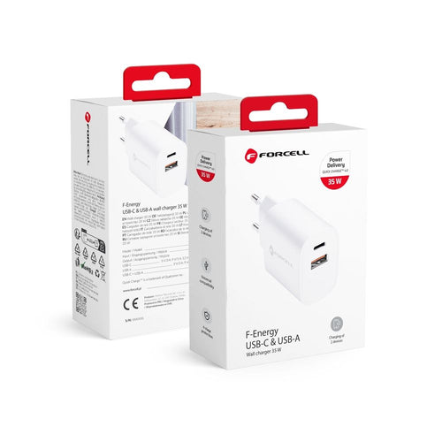 Forcell Ladegerät 35W | Schnellladen | Kompakt