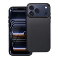 OEM Silikoncase für iPhone 17 PRO MAXCarbon Elite Mag compatible with MagSafe | Stoßfest | Slim Design - Schwarz