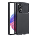 OEM Silikoncase für Samsung A32 LTE ( 4G ) Carbon Premium | Stoßfest | Slim Design - Schwarz