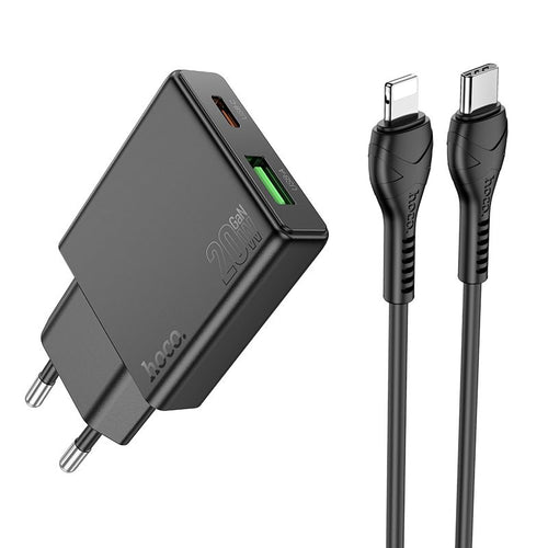Hoco Ladekabel USB-C auf Lightning 20W | Schnellladen | Robust