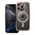 OEM Silikoncase für iPhone 16 PRO Electro Mag compatible with MagSafe brown | Stoßfest | Slim Design - Standard