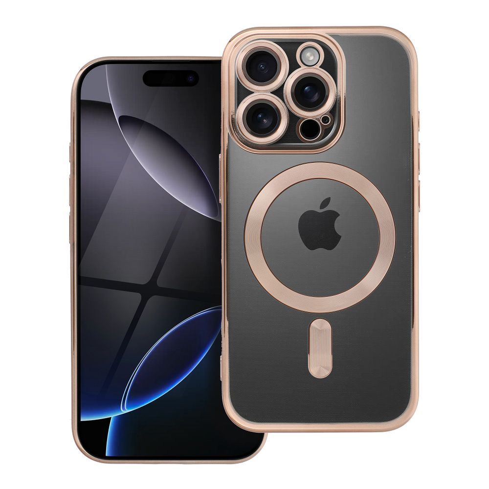 OEM Silikoncase für iPhone 16 PRO Electro Mag compatible with MagSafe brown | Stoßfest | Slim Design - Standard
