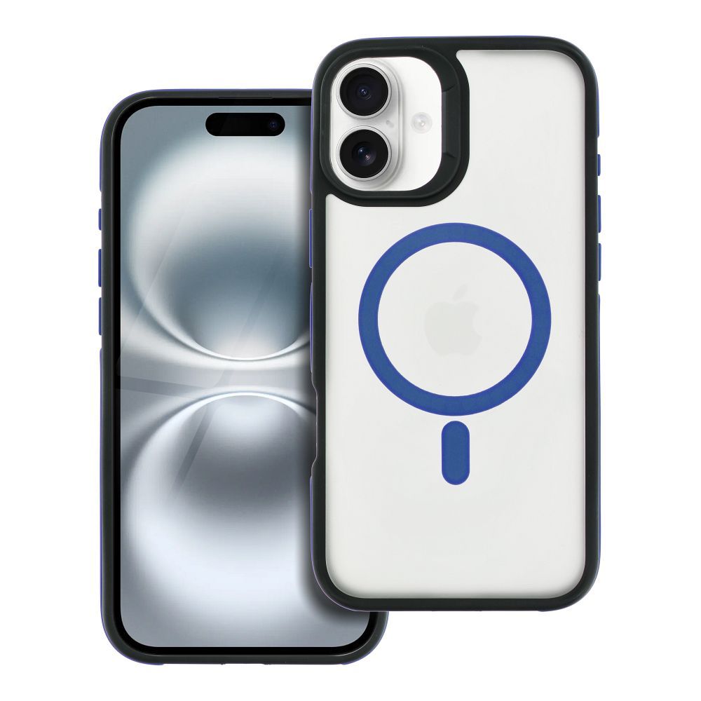OEM Silikoncase für iPhone 16 PLUS Neo compatible with MagSafe | Stoßfest | Slim Design - Blau