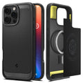 Spigen Silikoncase für IPHONE 16 Pro matte | Stoßfest | Slim Design - Schwarz