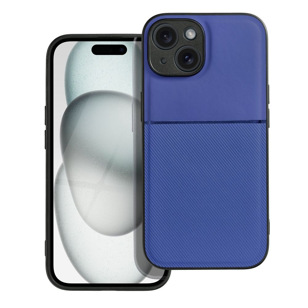 OEM Silikoncase für iPhone 15 Noble | Stoßfest | Slim Design - Blau