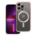 OEM Silikoncase für iPhone 13 PRO Electro Mag compatible with MagSafe -rose | Stoßfest | Slim Design - Gold