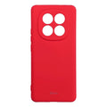 Roar Silikoncase für ROAR futera ALL DAY COLORFUL JELLY do XIAOMI Redmi Note 14 Pro+ 5G Różowy | Stoßfest | Slim Design - Rot