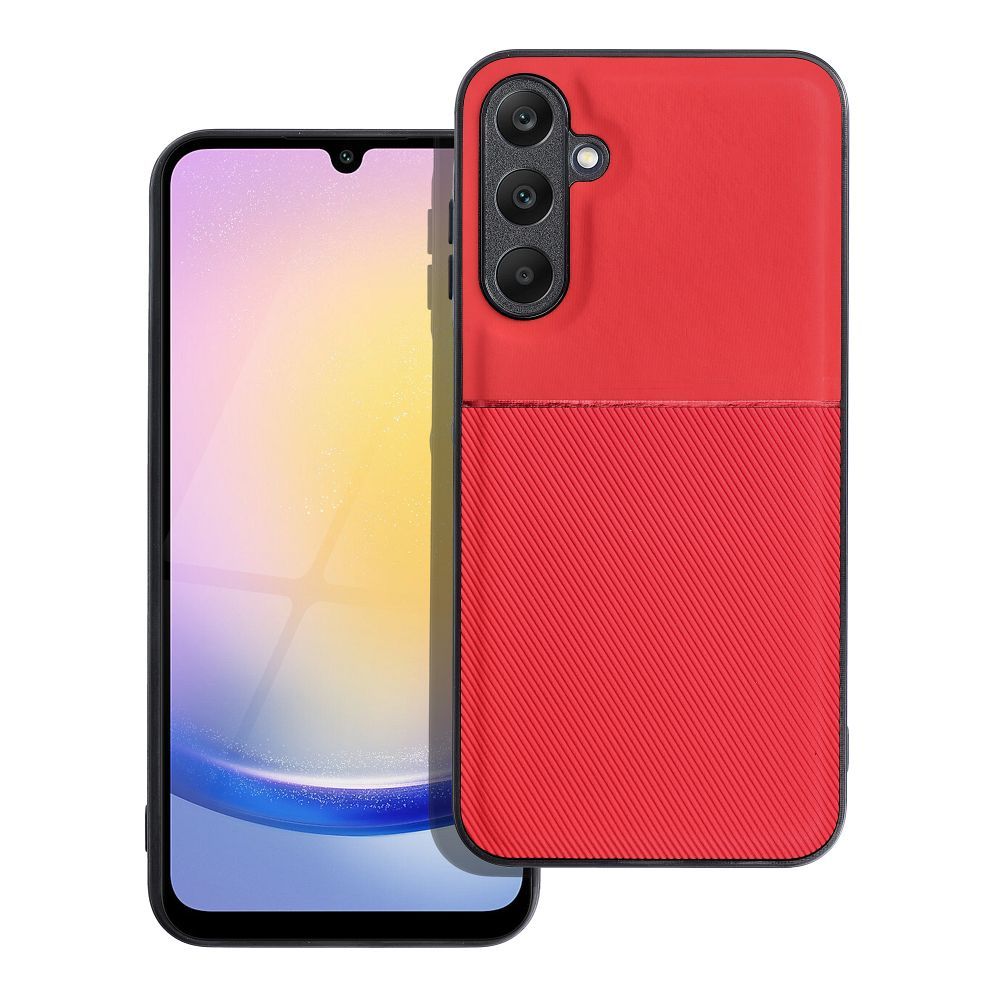 OEM Silikoncase für Samsung A25 5G Noble | Stoßfest | Slim Design - Rot
