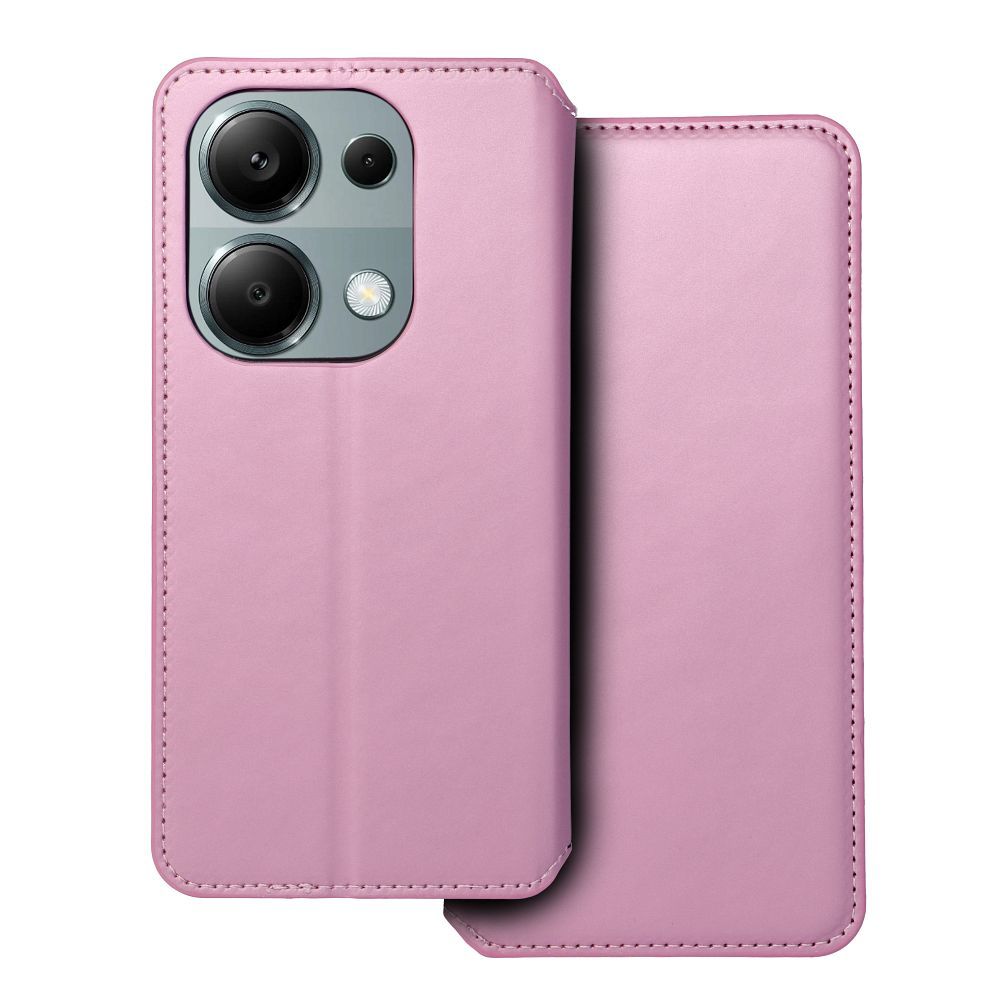 OEM Bookcase für XIAOMI Redmi NOTE 13 PRO 4G hellrosa | Rundumschutz | Kartenfach - Rot