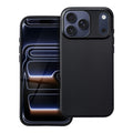 OEM Silikoncase für iPhone 17 PRO MAX Carbon Premium | Stoßfest | Slim Design - Schwarz
