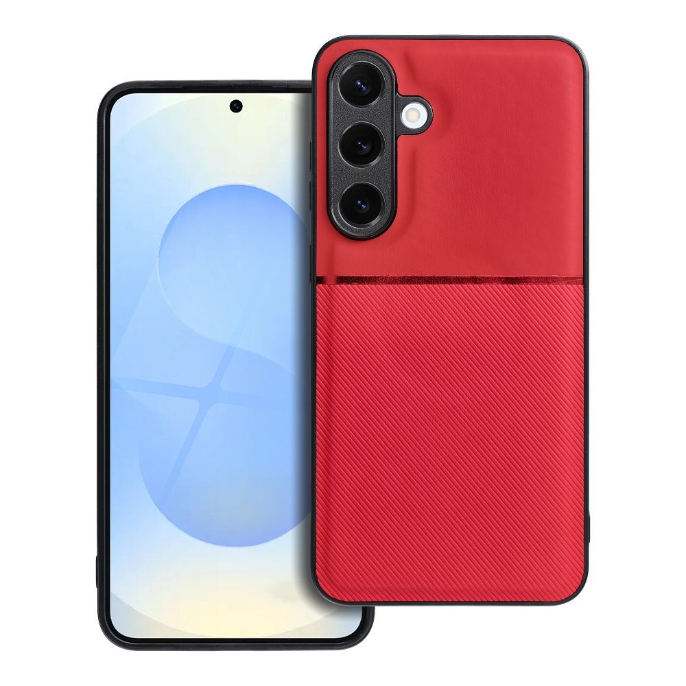 OEM Silikoncase für Samsung S25 PLUS Noble | Stoßfest | Slim Design - Rot