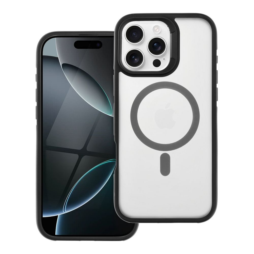 OEM Silikoncase für IPHONE 16 Pro Max compatible with MagSafe | Stoßfest | Slim Design - Schwarz