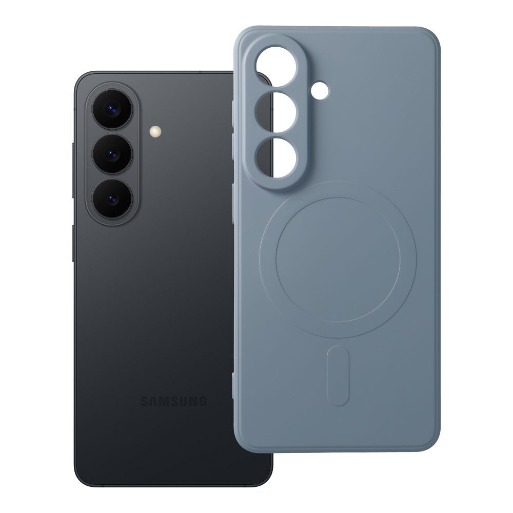 OEM Silikoncase für Samsung S26 Mag compatible with MagSafe light | Stoßfest | Slim Design - Blau