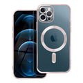 OEM Silikoncase für iPhone 12 PRO Electro Mag compatible with MagSafe -rose | Stoßfest | Slim Design - Gold