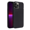 OEM Silikoncase für iPhone 13 PRO MAX Carbon Premium | Stoßfest | Slim Design - Schwarz