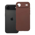 OEM Silikoncase für iPhone 17 AIR Mag compatible with MagSafe brown | Stoßfest | Slim Design