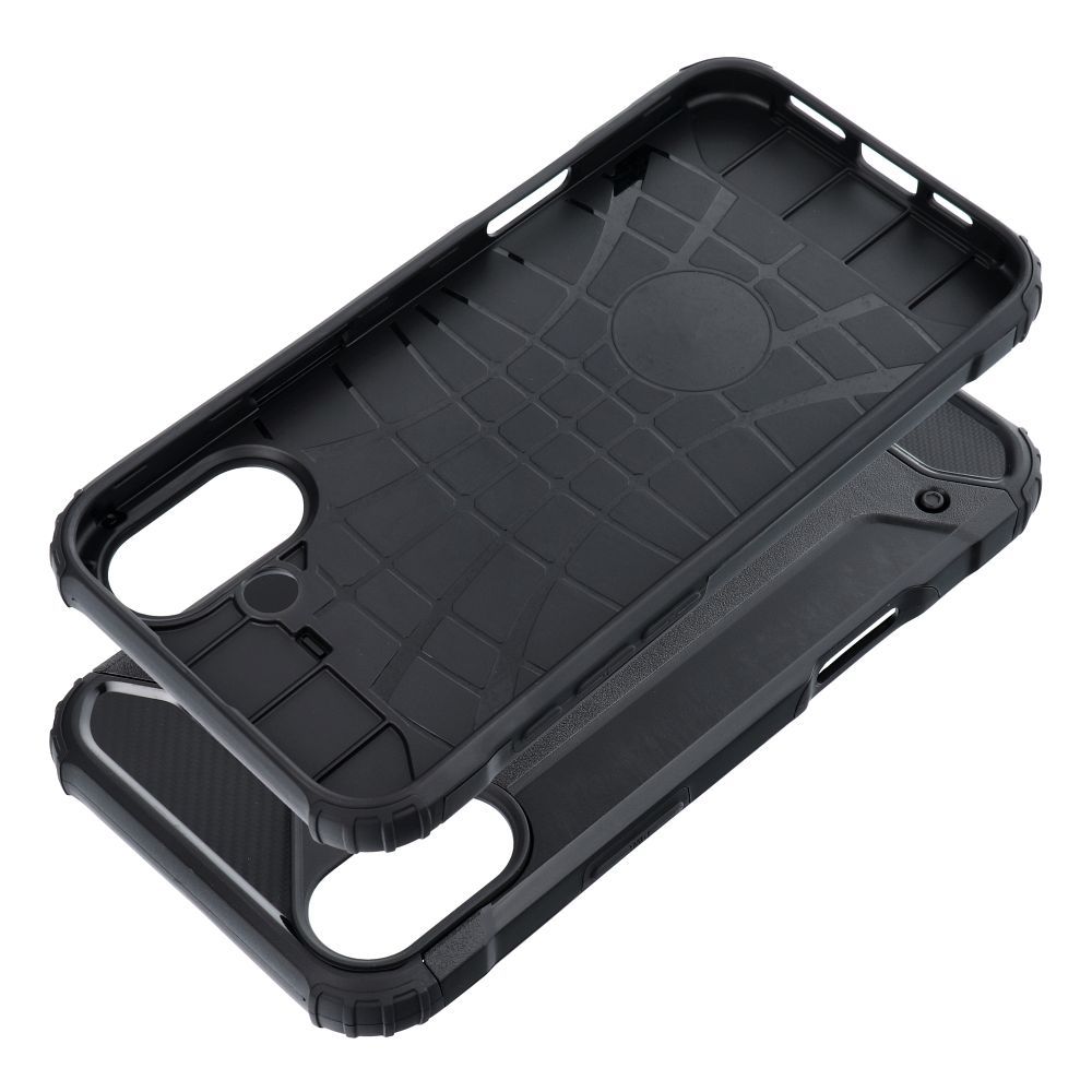 OEM Silikoncase für iPhone 16 PLUS Armor | Stoßfest | Slim Design - Schwarz