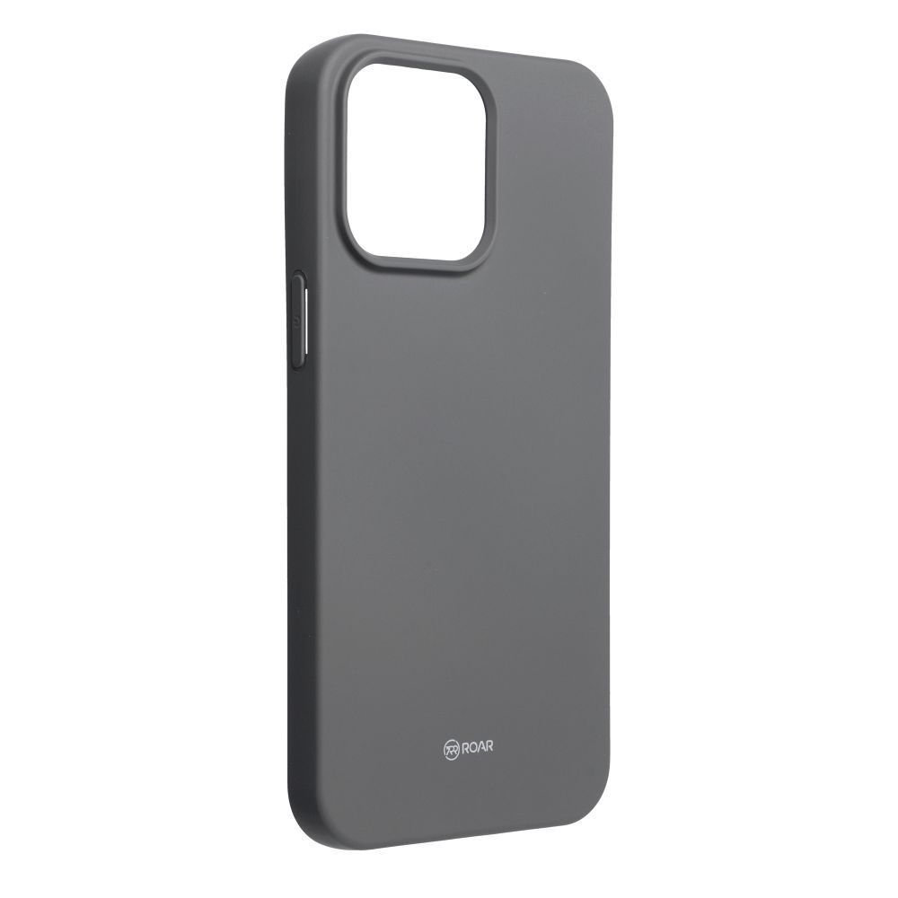 Roar Silikoncase für ROAR futera ALL DAY COLORFUL JELLY do IPHONE 15 Pro Max Szary | Stoßfest | Slim Design - Standard