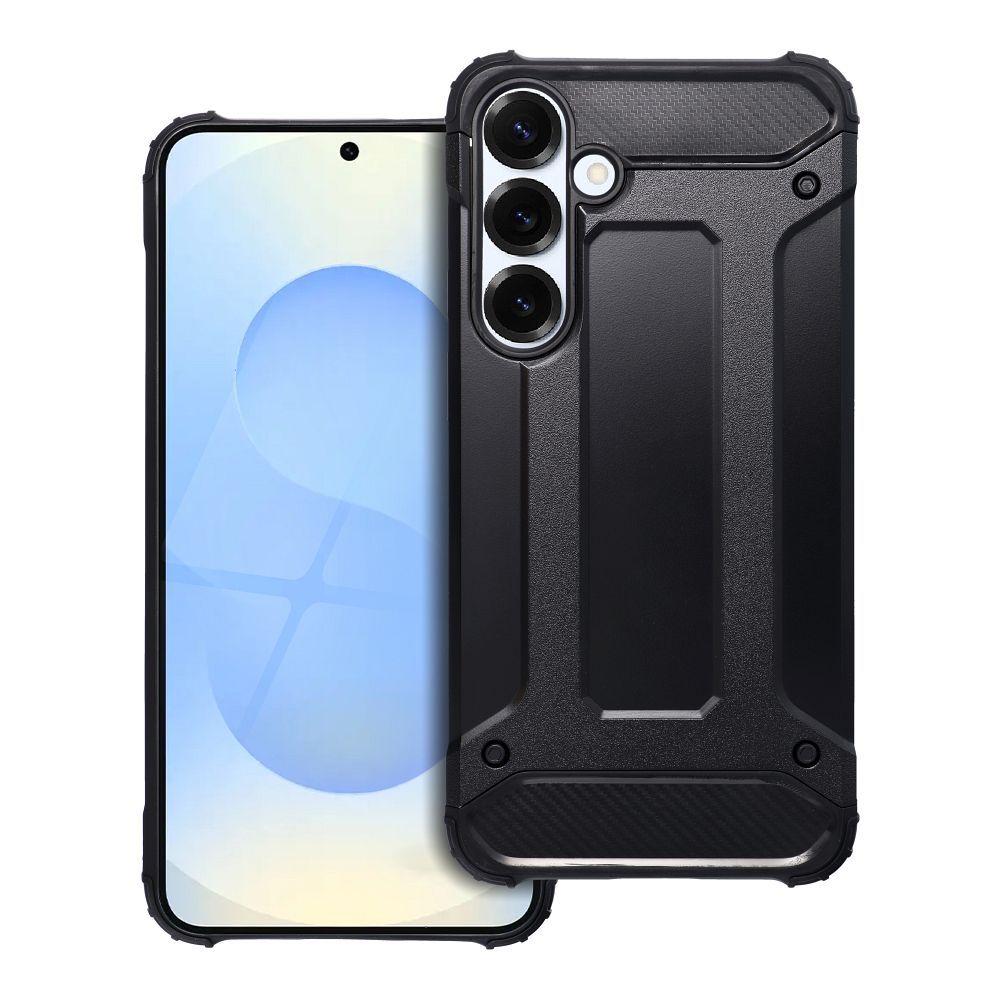 OEM Silikoncase für Samsung S25 PLUS Armor | Stoßfest | Slim Design - Schwarz