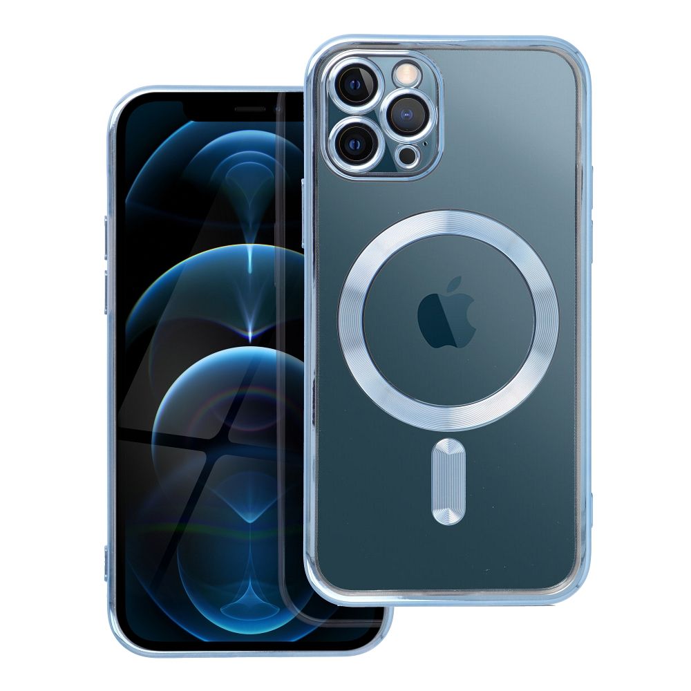 OEM Silikoncase für iPhone 11 PRO Electro Mag compatible with MagSafe | Stoßfest | Slim Design - Blau