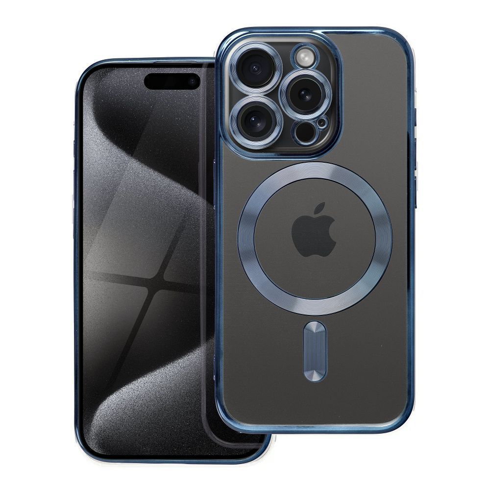 OEM Silikoncase für Samsung A57 Electro Mag compatible with MagSafe titanium | Stoßfest | Slim Design - Blau