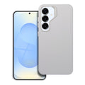 OEM Silikoncase für Samsung S25 Leather Mag compatible with MagSafe | Stoßfest | Slim Design - Grau