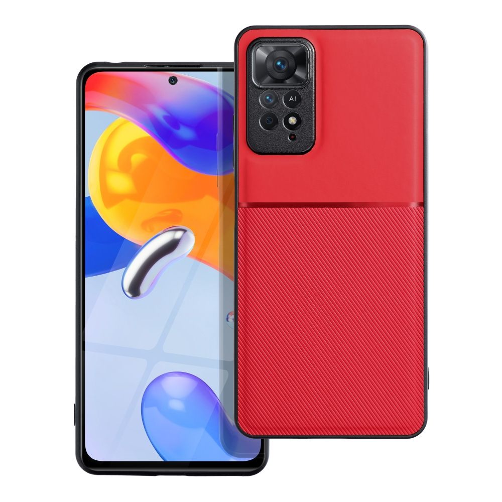OEM Silikoncase für Xiaomi Redmi Note 11 PRO / 11 PRO 5G Noble | Stoßfest | Slim Design - Rot