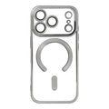 OEM Silikoncase für iPhone 17 PRO Electro Mag compatible with MagSafe titanium | Stoßfest | Slim Design - Grau