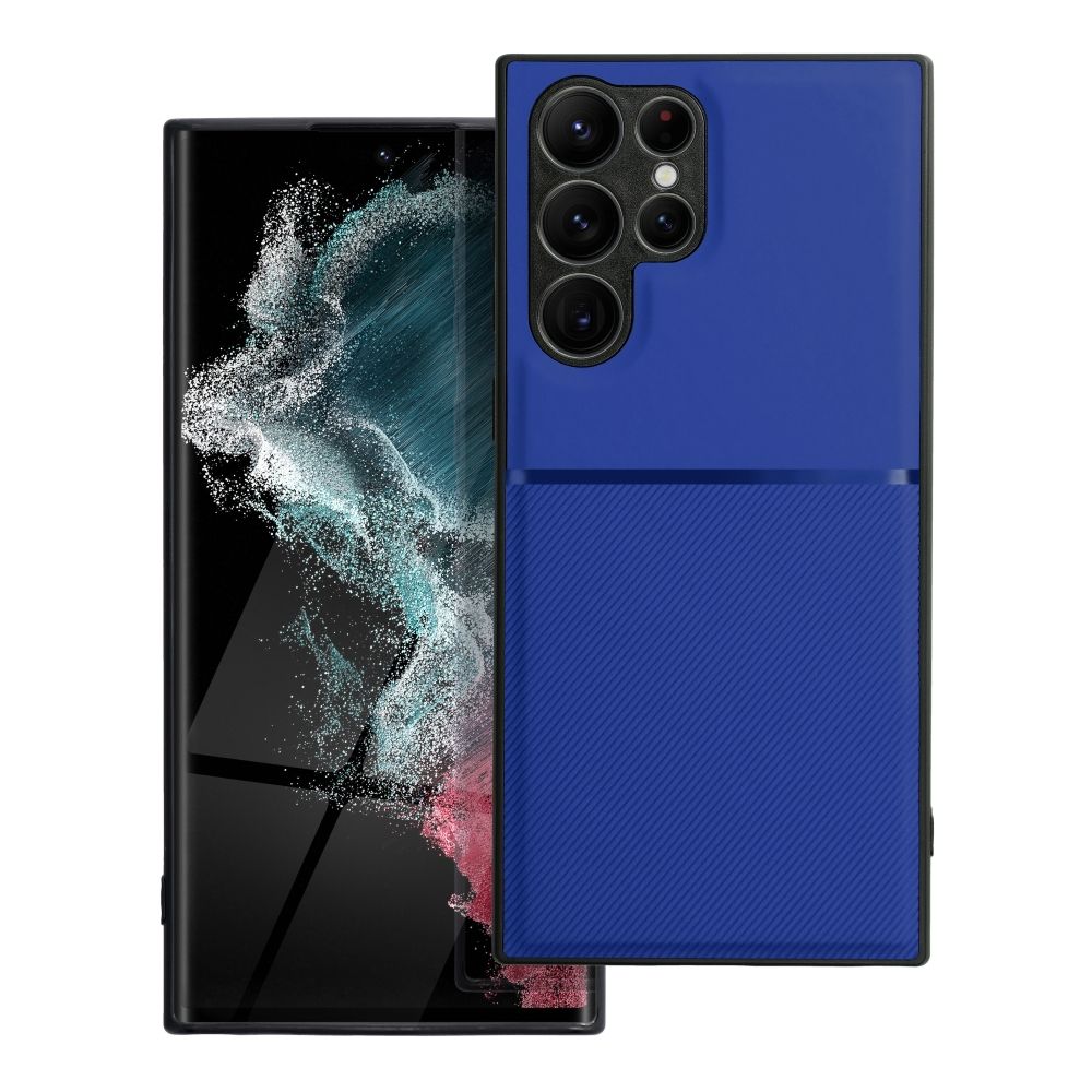OEM Silikoncase für Samsung S22 ULTRA Noble | Stoßfest | Slim Design - Blau