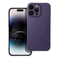 OEM Silikoncase für iPhone 14 PRO MAX Mag compatible with MagSafe dark | Stoßfest | Slim Design - Lila