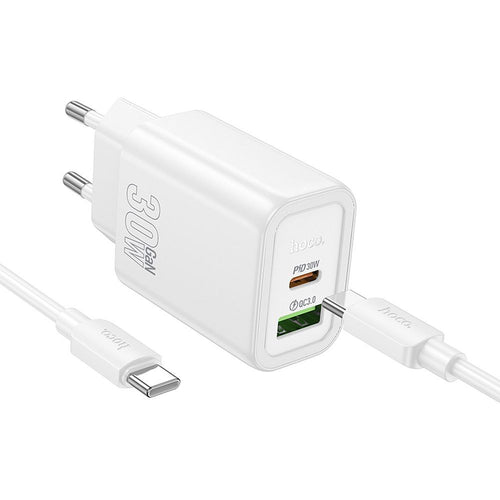 Hoco Ladekabel USB-C auf USB-C 30W | Schnellladen | Robust