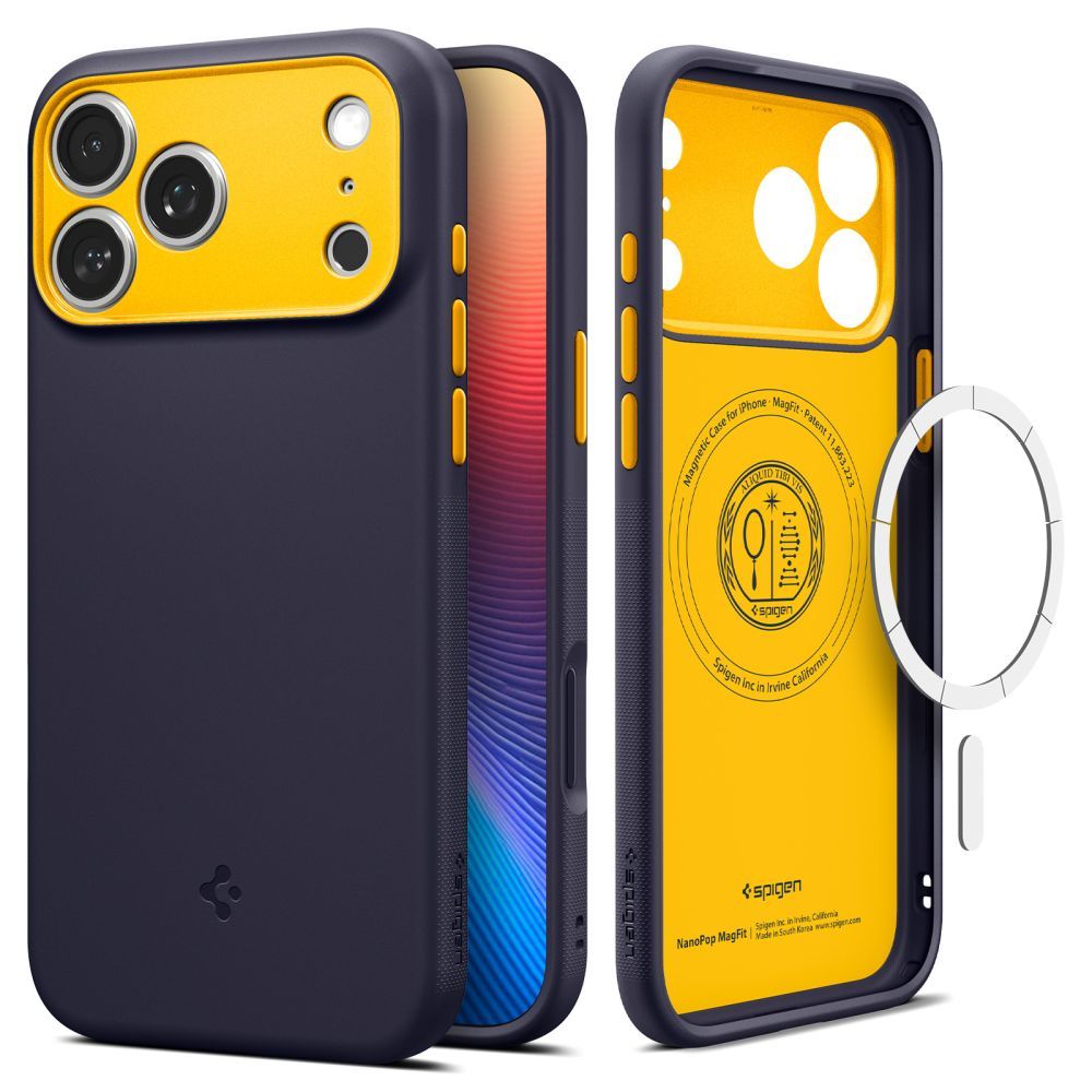Spigen Silikoncase für IPHONE 17 Pro Max blueberry | Stoßfest | Slim Design - Blau