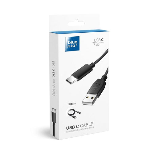 Blue Star Ladekabel USB-A auf USB-C | Zuverlässig Laden | Robust
