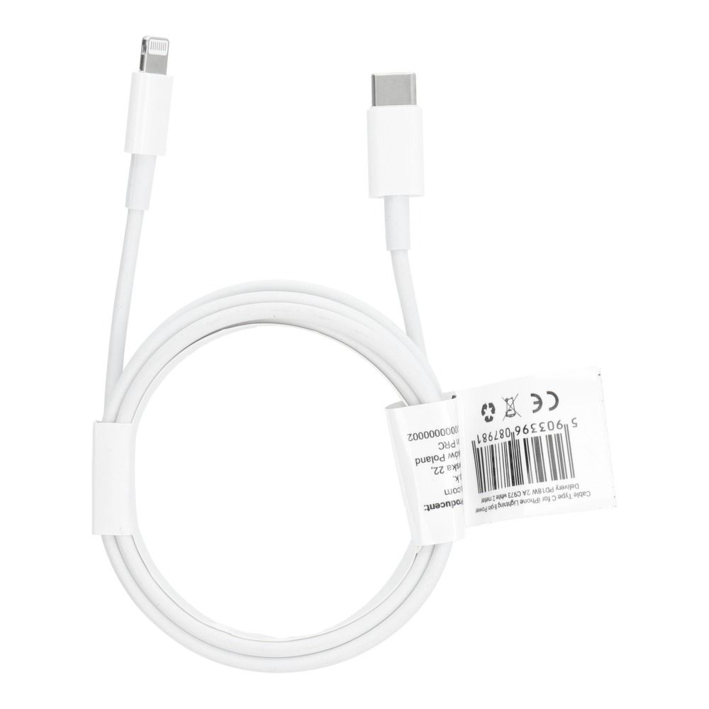 OEM Ladekabel Lightning 2m 18W | Schnellladen | Robust - 2m