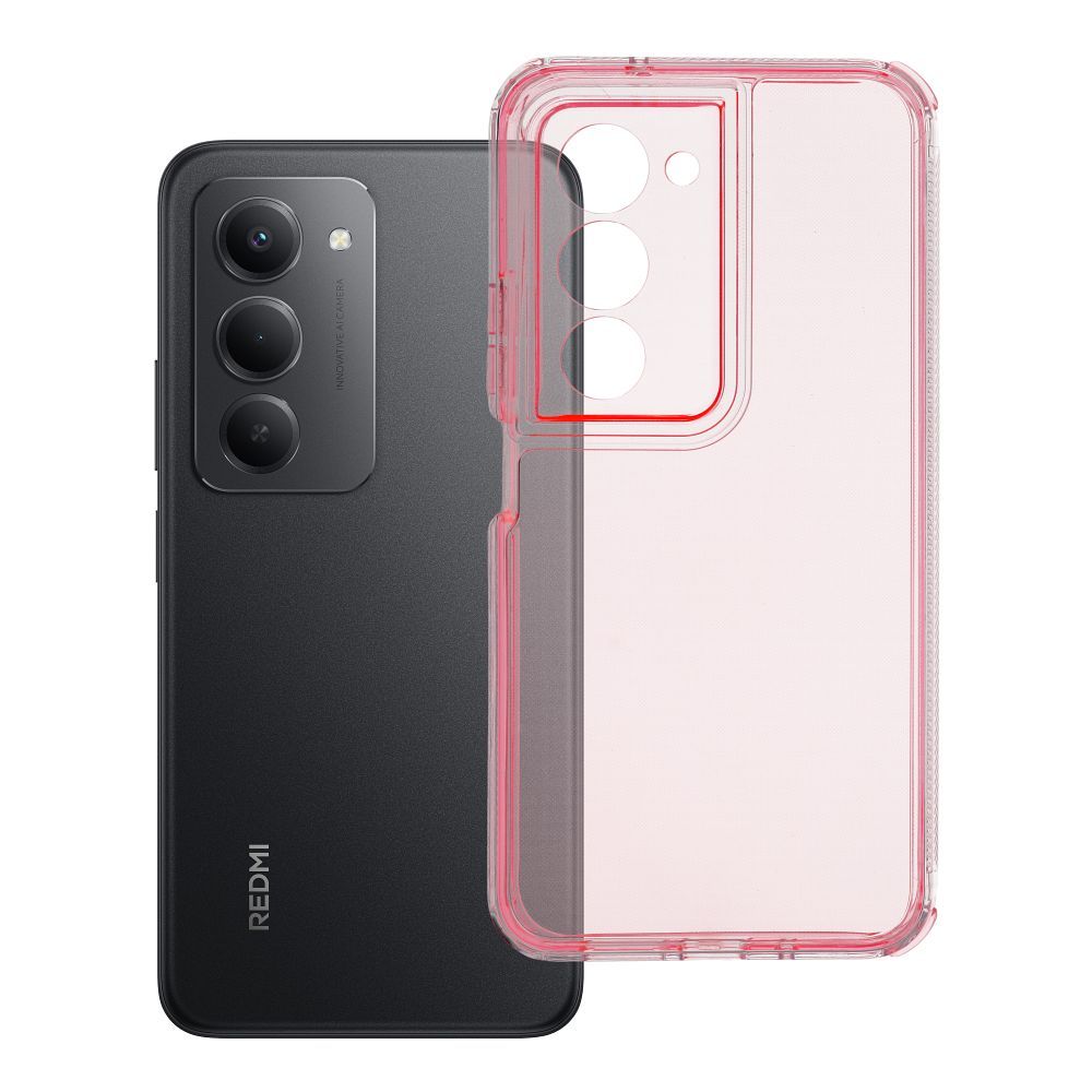 OEM Silikoncase für Xiaomi Redmi 15 4G / 5G (169mm) Matrix powder | Stoßfest | Slim Design - Rot