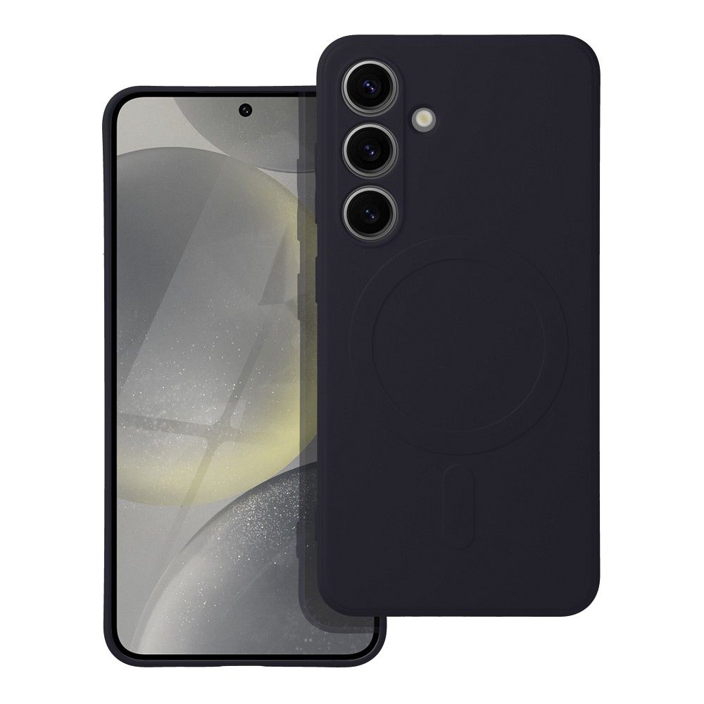 OEM Silikoncase für Samsung A56 Mag compatible with MagSafe | Stoßfest | Slim Design - Schwarz