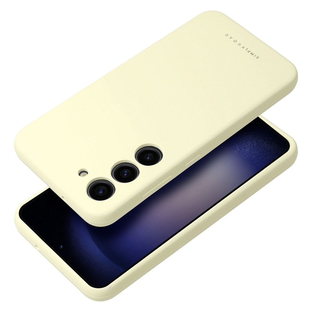 Roar Silikoncase für SAMSUNG S25 Plus 5G Light | Stoßfest | Slim Design - Gelb