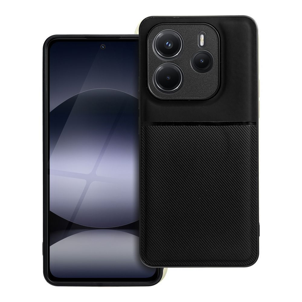 OEM Silikoncase für Xiaomi Redmi Note 14 5G Noble | Stoßfest | Slim Design - Schwarz