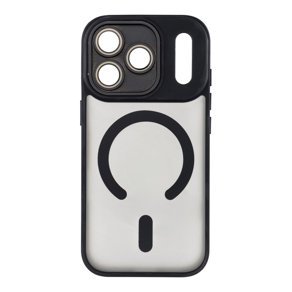 OEM Silikoncase für iPhone 17 PRO Variete Mag compatible with MagSafe | Stoßfest | Slim Design - Schwarz