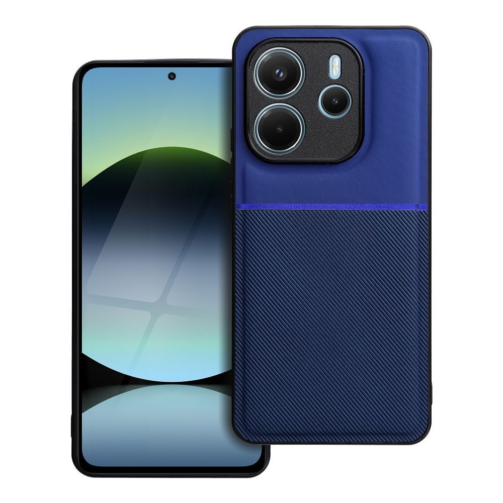 OEM Silikoncase für Xiaomi Redmi Note 14 4G (GLOBAL - 163,25mm x 76,55mm x 8,16mm) Noble | Stoßfest | Slim Design - Blau